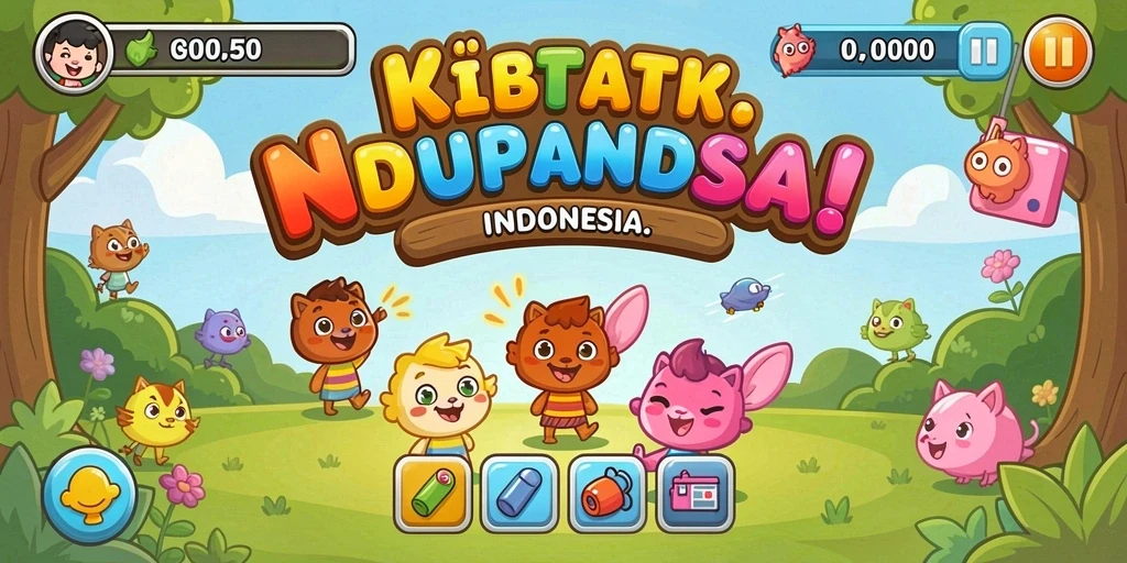 Tangkapan layar menunjukkan aksi seru dalam permainan.