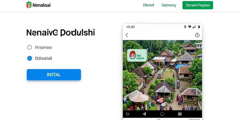 Tampilan awal yang menarik dan informatif.