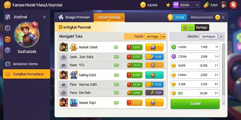 Tampilan antarmuka yang menarik dan mudah digunakan.