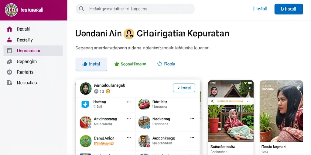 Screenshot tampilan karakter yang menakjubkan.