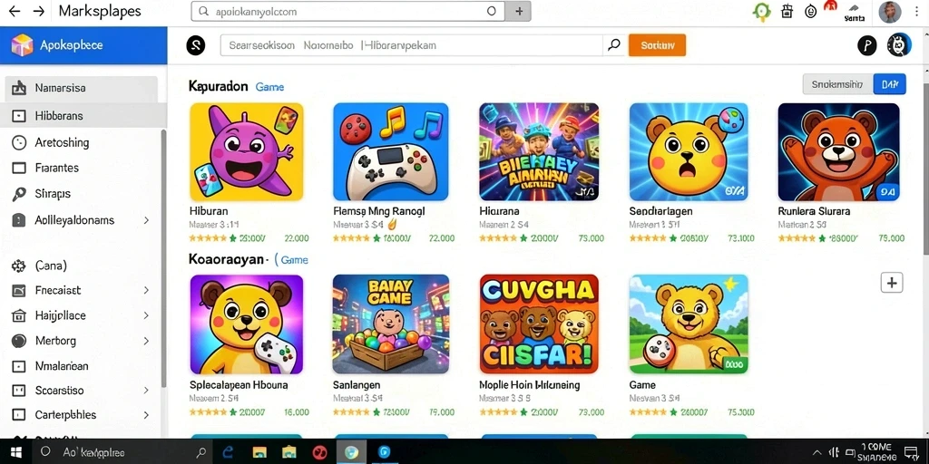 Tampilan antarmuka yang intuitif pada HARTA11.