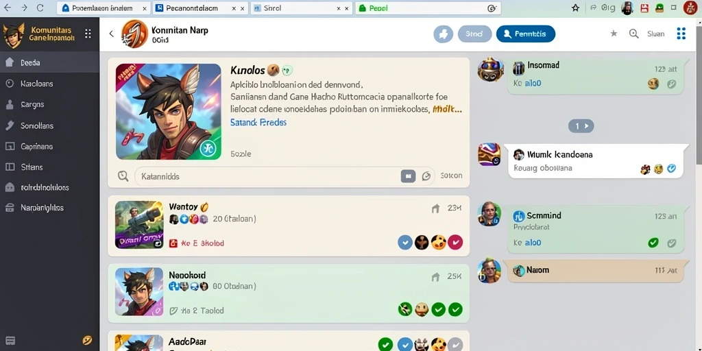 Tampilan awal permainan yang menarik dan intuitif.