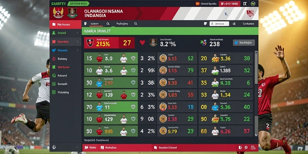 Screenshot menunjukkan antarmuka utama yang menarik.